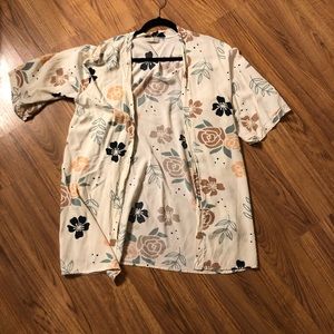 Summer & Rose Floral Print Kimono